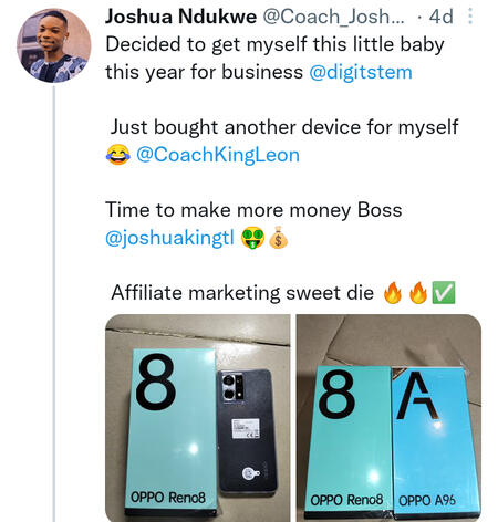 Few Proofs of Joshua's payment in 2022